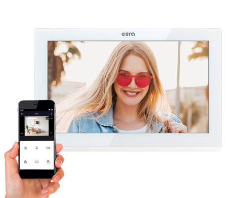 Eura Monitor wideodomofonu VDA-10C5 WiFi  10''