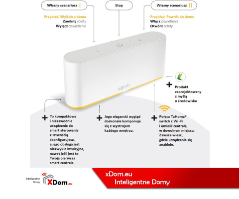 Somfy 1870595 Tahoma switch zestaw sterowania ogrzewaniem.