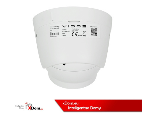 Vidos IP-H1120 Kopułkowa Kamera IP