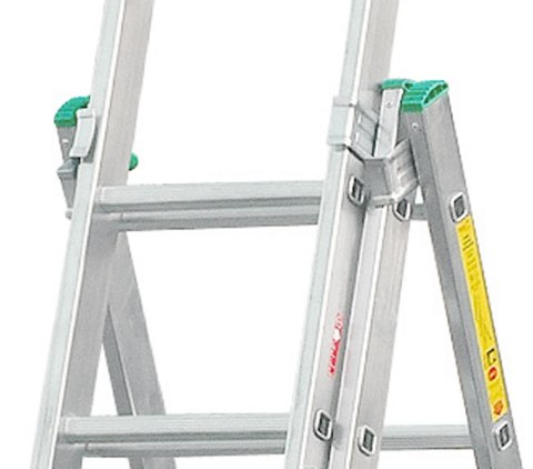 DRABINA ALUMINIOWA 3-ELEMENTOWA 954CM 14+14+14 SZCZEBLI
