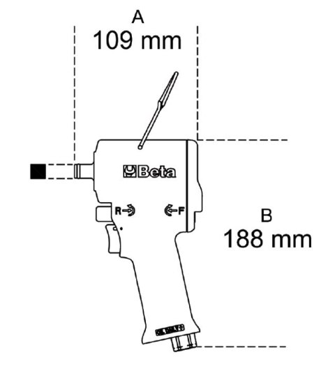 KLUCZ UDAROWY DWUKIERUNKOWY 770NM 1/2''