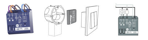 SOMFY 1822663 Odbiornik IZYMO io z funkcją ściemniania LED
