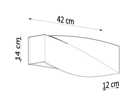 Kinkiet ceramiczny SIGMA