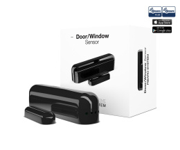 FIBARO Door/Window Sensor - Czujnik otwarcia drzwi/okna Z-Wave (czarny)