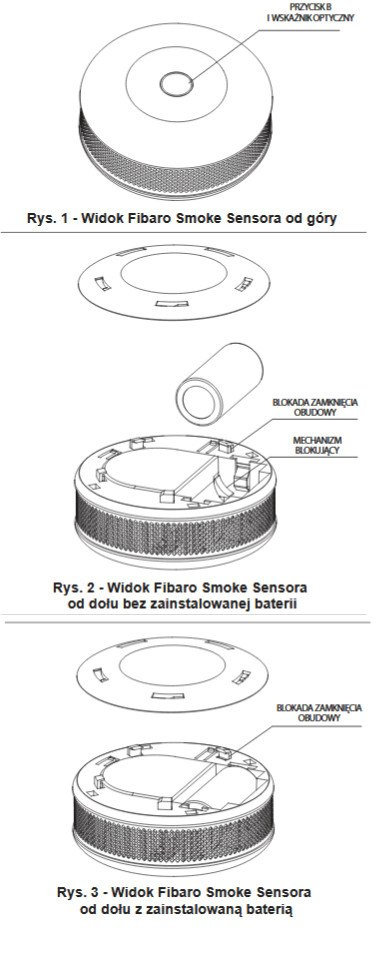 FIBARO Smoke Sensor2 - Czujnik dymu Z-Wave Fibaro FGSD-002