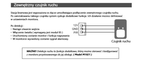 S1201A Stacja bramowa wideodomofonu SYSTEM VIDOS DUO