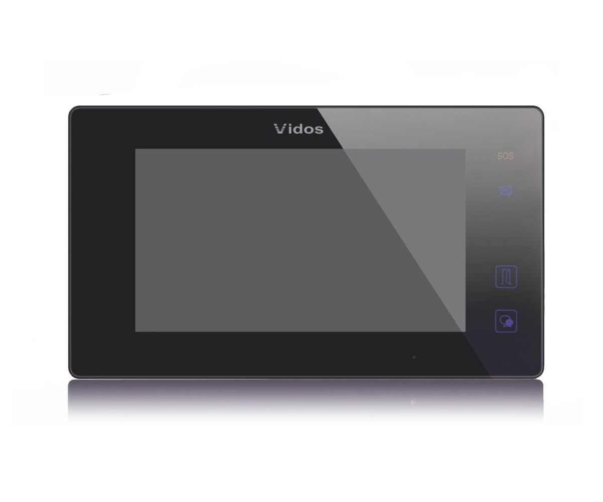 Zestaw cyfrowy wideodomofonu VIDOS S1301D_M1021B czarny