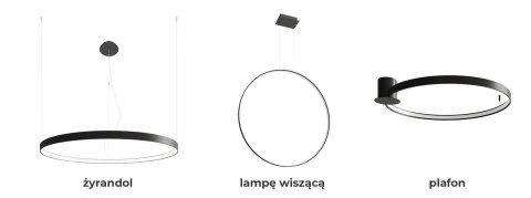 Plafon RIO 110 biały LED 3000K