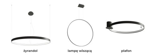 Plafon RIO 110 biały LED 4000K