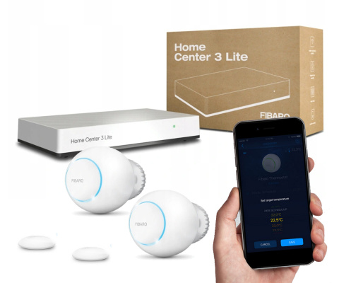 Fibaro inteligentny zestaw sterowania ogrzewaniem Home Center 3 LITE