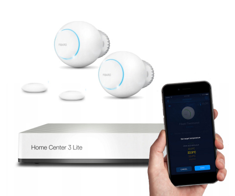 Fibaro inteligentny zestaw sterowania ogrzewaniem Home Center 3 LITE