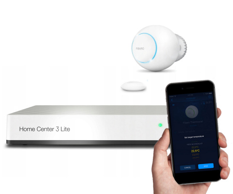 Fibaro inteligentny zestaw sterowania ogrzewaniem Home Center 3 LITE