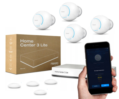 Fibaro inteligentny zestaw sterowania ogrzewaniem Home Center 3 LITE