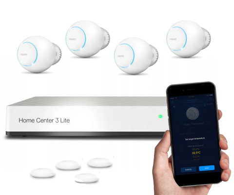 Fibaro inteligentny zestaw sterowania ogrzewaniem Home Center 3 LITE