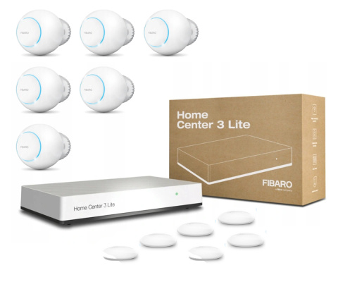 Fibaro inteligentny zestaw sterowania ogrzewaniem Home Center 3 LITE