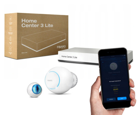 Fibaro inteligentny zestaw sterowania ogrzewaniem Home Center 3