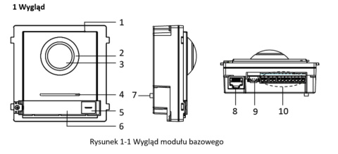 Zestaw wideodomofonu IP Vidos S2101-M2020