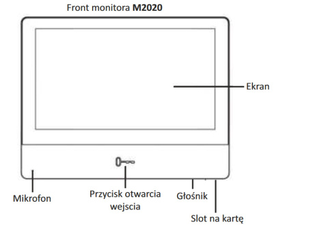 Wideodomofon Vidos WiFi S2101-M2020