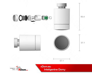 Głowica termostatyczna Aqara E1 SRTS-A01 Zigbee