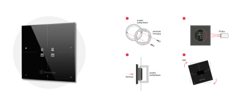 Smart Panel inteligentnego domu GRENTON SPS-204-T-01 4B TF-Bus