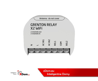 Moduł sterowanika GRENTON - RELAY X2 WiFi WRE-202-W-01