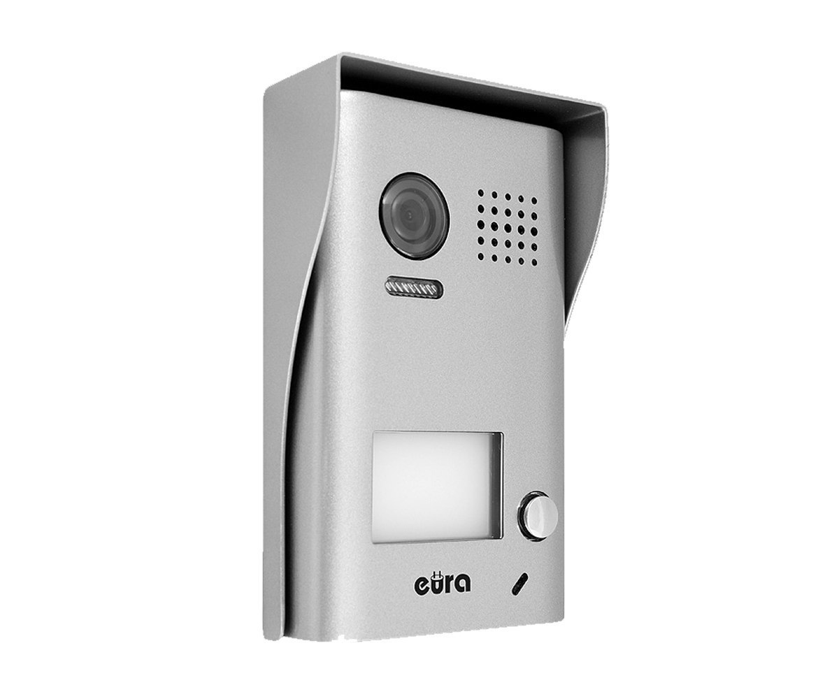 Zestaw Wideodomofonu Cyfrowego Eura Monitor 10 cali czarny VDA75A5_VDA-10A5 Zestaw Wideodomofonu Cyfrowego Eura Monitor 10 cali czarny VDA75A5_VDA-10A5
