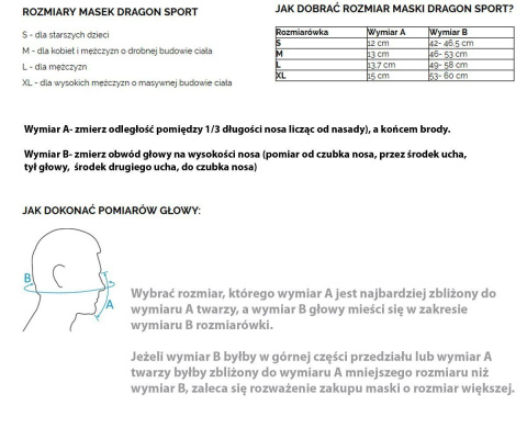 Rozmiar S - Maska ochronna DRAGON Sport II Rainbow