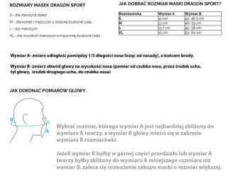 Rozmiar S - Maska ochronna DRAGON Sport II Pixel Moro