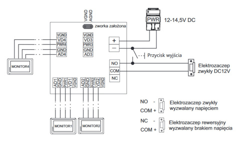 Wideodomofon Vidos WiFi z czytnikiem RFID Vidos S11-1 M10BX