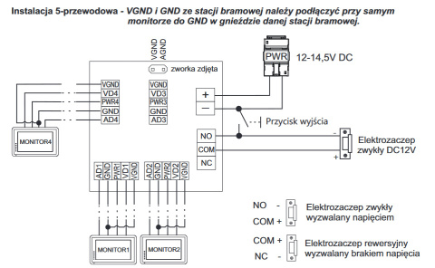 Wideodomofon Vidos WiFi z czytnikiem RFID Vidos S11-1 M10BX