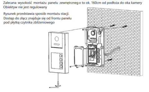 Wideodomofon Vidos WiFi z czytnikiem RFID Vidos S11-1 M10BX