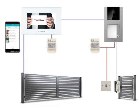 Wideodomofon Vidos WiFi z czytnikiem RFID Vidos S11-1 M10WX