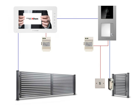 Wideodomofon Vidos z czytnikiem RFID Vidos S11-1 M12W