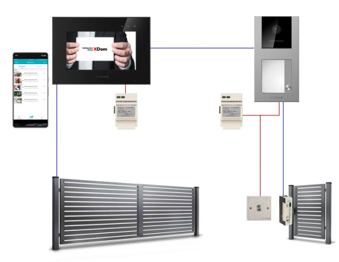 Wideodomofon Vidos WiFi z czytnikiem RFID Vidos S11-1 M10BX