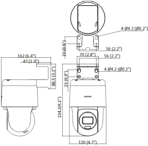 Kamera IP Hilook by Hikvision obrotowa PTZ 2MP PTZ-N2MP