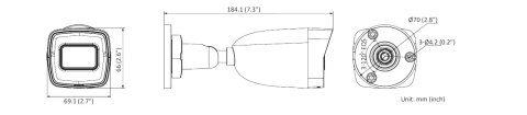 Kamera IP Hilook by Hikvision tuba 4MP IPCAM-B4-30DL 2.8mm