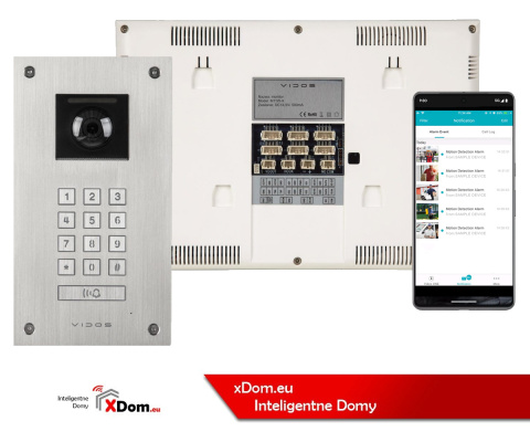 Wideodomofon Vidos WiFi z szyfratorem Vidos S14D M11WX