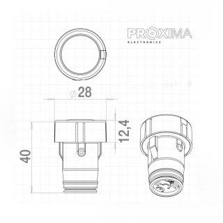 Pilot Proxima Zapalniczka BE4 (Beninca 433.92MHz) BI:KLIK