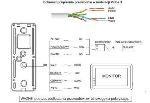 Wideodomofon WiFi Vidos S10 M10BX