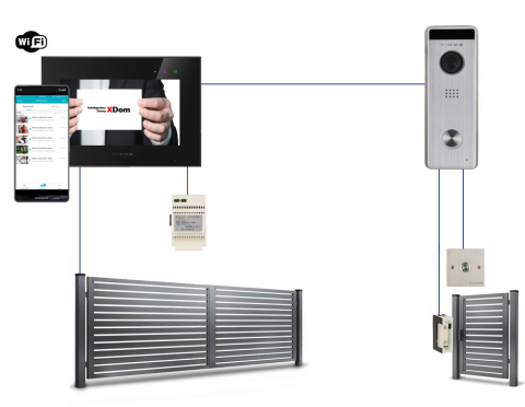 Wideodomofon WiFi Vidos S10 M10BX