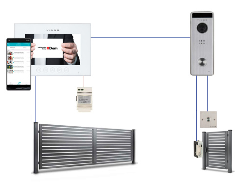 Wideodomofon WiFi Vidos S10 M11W