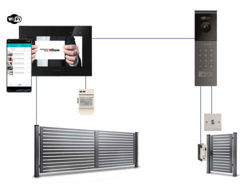 Wideodomofon WiFi z Szyfratorem Vidos S12D M10BX