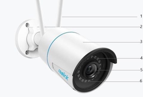 Kamera IP WiFi Reolink RLC-510WA 5Mpix P2P IR 30m