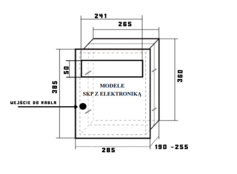 Wideodomofon Vidos z szyfratorem Vidos S14D-SKP M12W