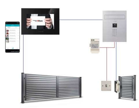 Wideodomofon WiFi Vidos z szyfratorem Vidos S14D-SKP M10BX