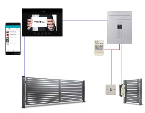 Wideodomofon WiFi Vidos z szyfratorem Vidos S14D-SKP M11BX