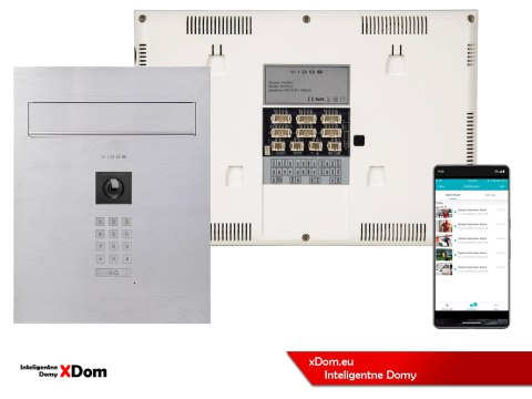 Wideodomofon WiFi Vidos z szyfratorem Vidos S14D-SKP M11WX