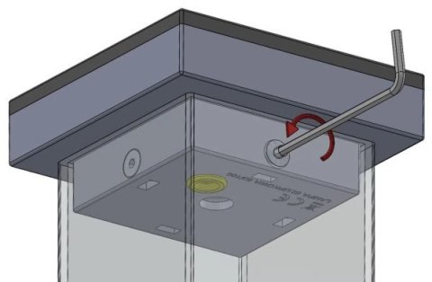 Lampa oświetleniowo-ostrzegawcza LED Proxima SŁUPKOWA 12-230V AC/DC