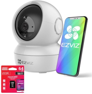 Kamera WiFI EZVIZ H6c (2MP) z kartą pamięci 64GB Goodram