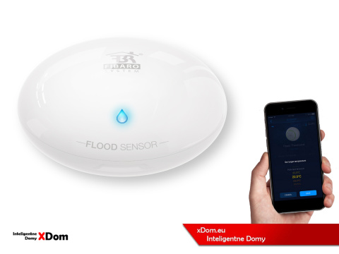 FIBARO Flood Sensor Czujnik zalania wodą do Apple FGBHFS-101 HomeKit